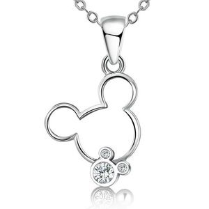 🎉Silver Plated Mickey Pendant Necklace